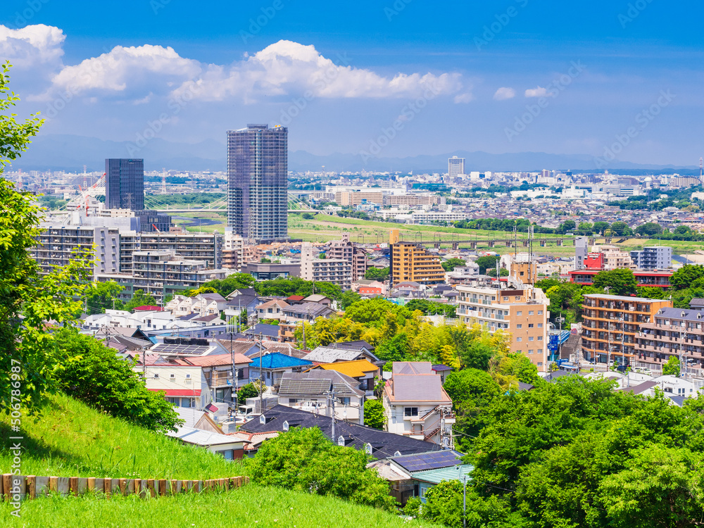 Obraz premium 郊外の住宅地 東京