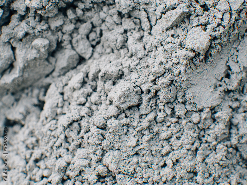 cement dust close up