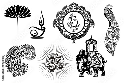 traditional Hindu icons , cultural heritage , India , Asia	