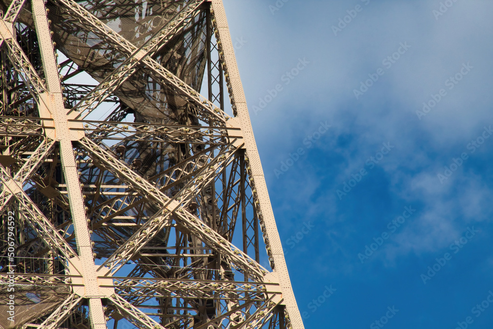 view of the eiffel tower