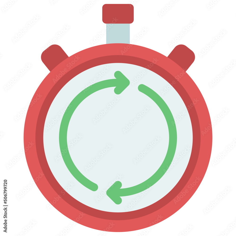 Obraz premium Restart Timer Icon