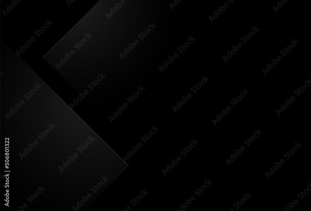 Abstract black background. Luxury gradient geometric elements. Modern dark square. Minimalist black texture. Suit for banner, poster, brochure, presentation, website, cover, flyer Abstract black background. Luxury gradient geometric elements. Modern dark square. Minimalist black texture. Suit for banner, poster, brochure, presentation, website, cover, flyer