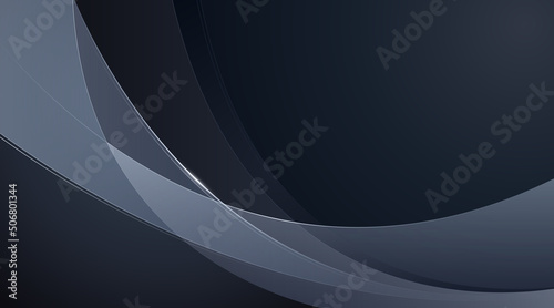 Abstract curve background with overlap layer. Modern futuristic technology texture. Transparent shapes. Minimalist graphic. Suit for wallpaper, desktop, backdrop, banner, poster, cover