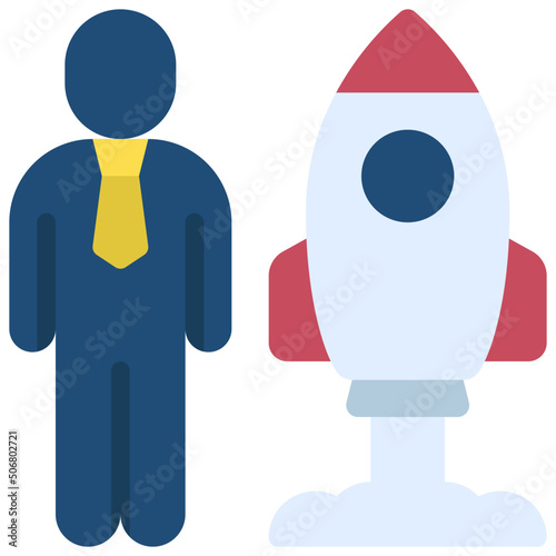  Start Up Owner Icon