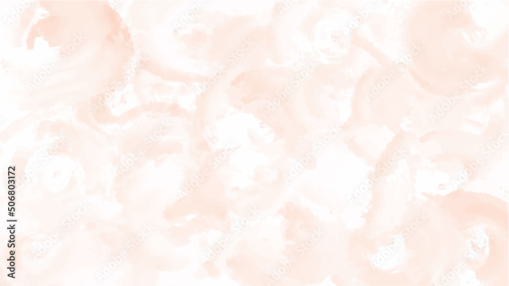 Fototapeta premium Orange watercolor background for your design, watercolor background concept, vector.