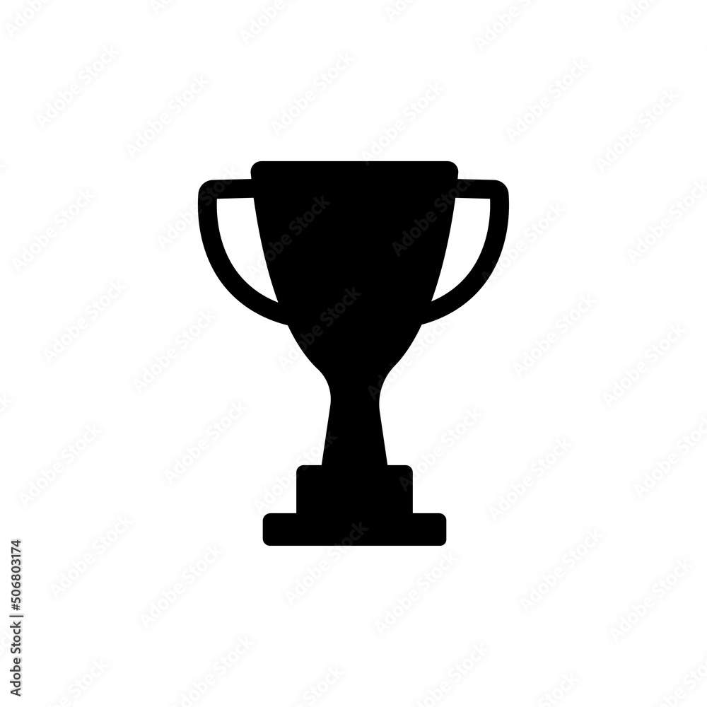 Trophy icon in trendy flat style. Sign can be used for illustration, logo, mobile, app, design. Trophy icon in trendy flat style. Sign can be used for illustration, logo, mobile, app, design.
