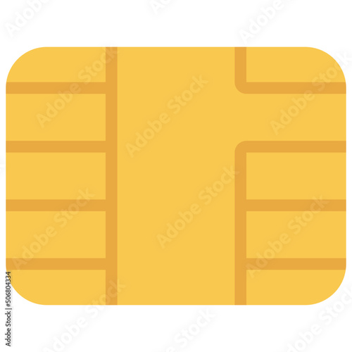 Credit Card Chip Icon
