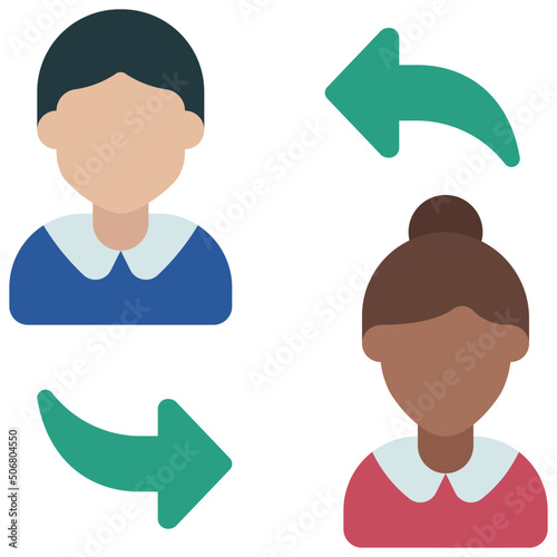 Peer To Peer Transfer Icon