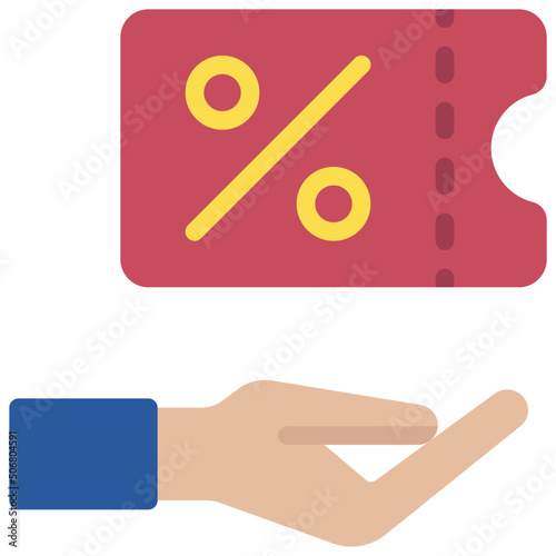 Give Coupon Code Icon