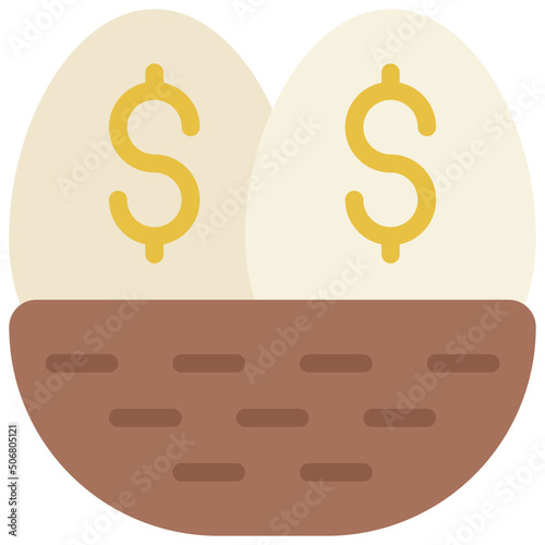 Financial Nest Eggs Icon
