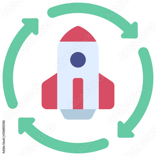 Launch Cycle Icon