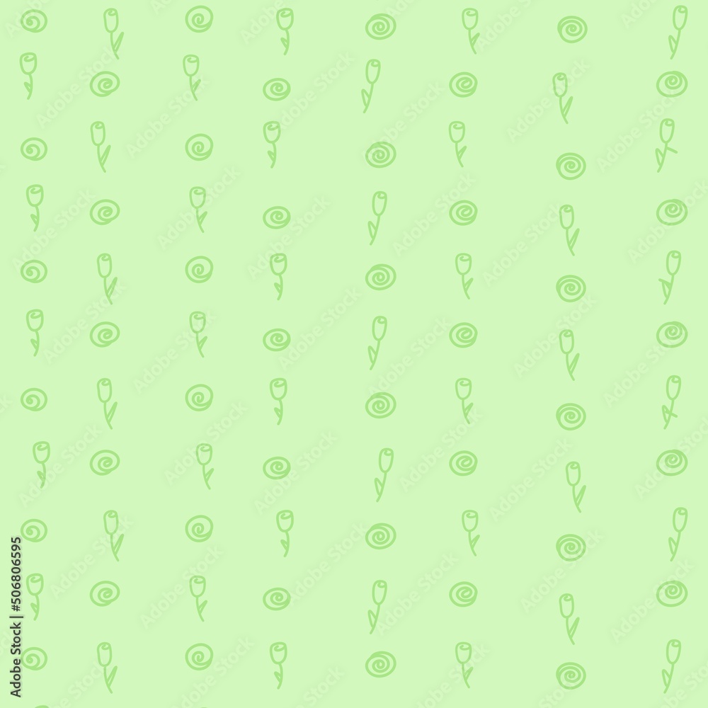 Abstract pastel green floral background