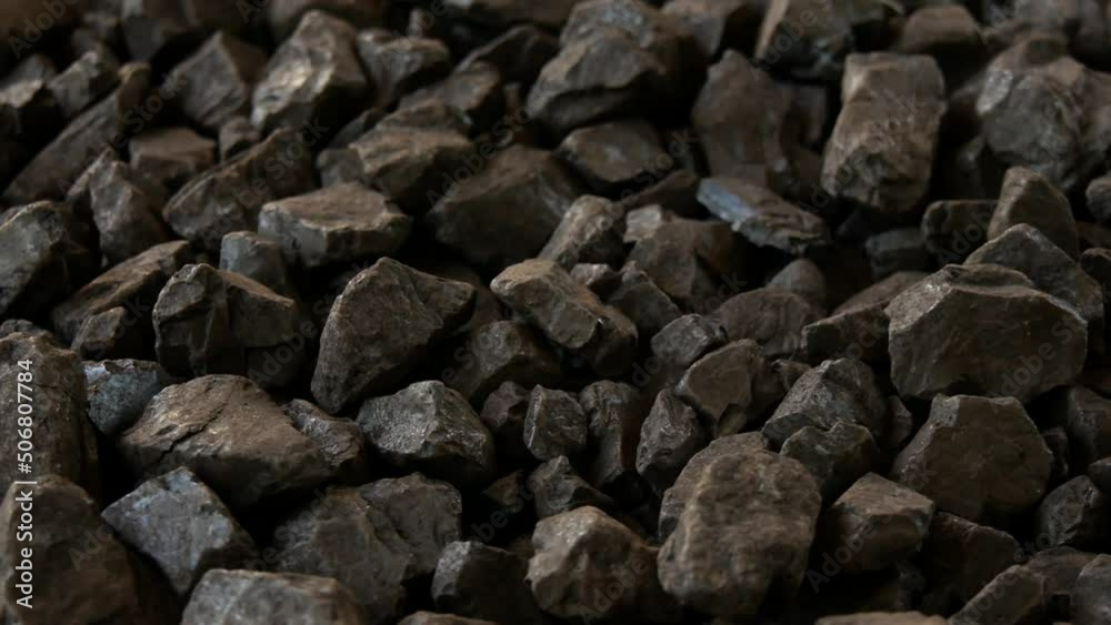 Coal in a coal yard. Coal in a coal yard.