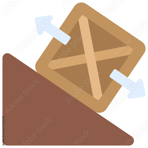 Frictional Force Icon