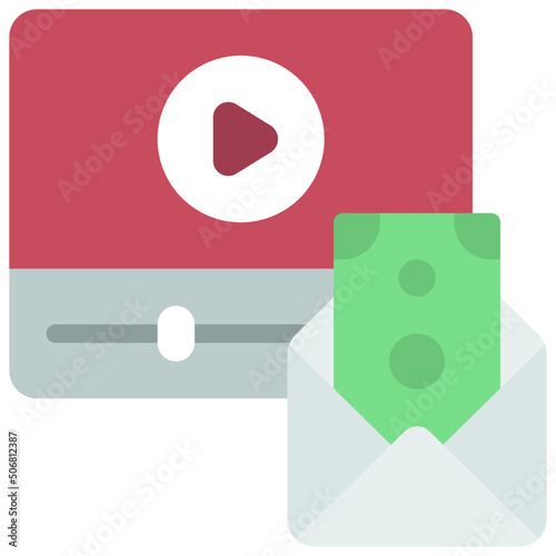 Video Paycheck Icon