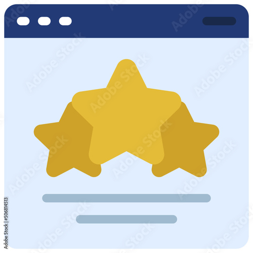 Review Stars Website Icon