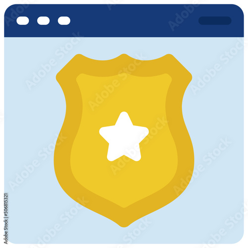 Website Police Icon