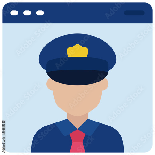 Website Police Icon