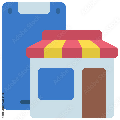 Mobile Store Icon