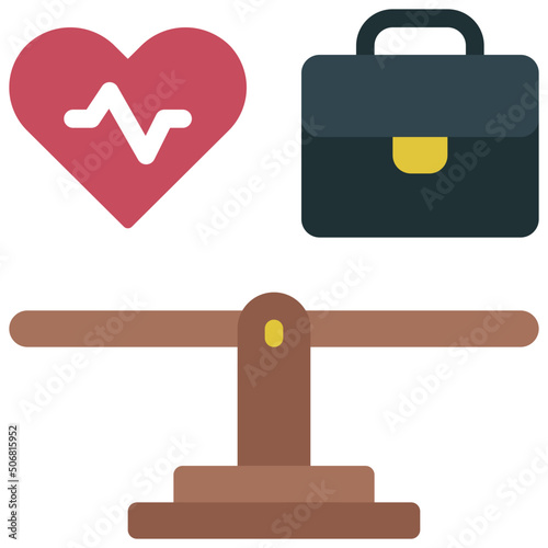 Work Life Balance Icon