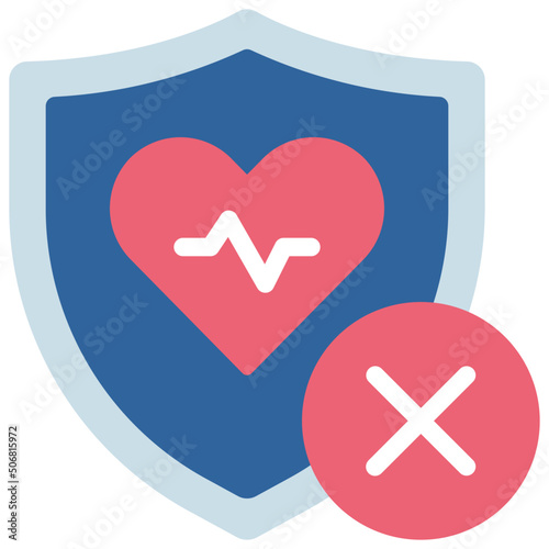 No Health Care Icon