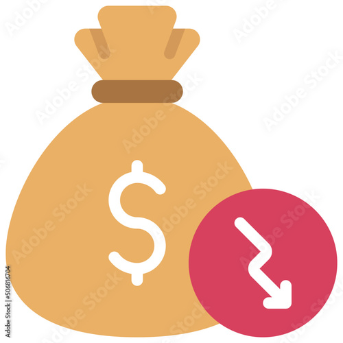 Money Decrease Icon