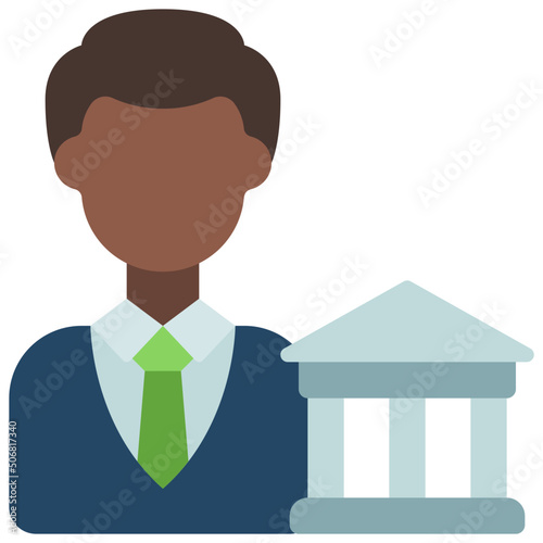 Male Banker Icon