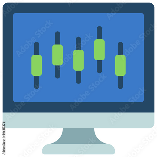 Stock Market Trading Icon