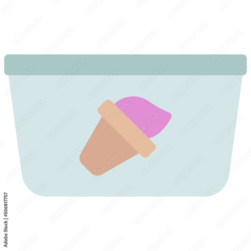 Ice Cream Tub Icon