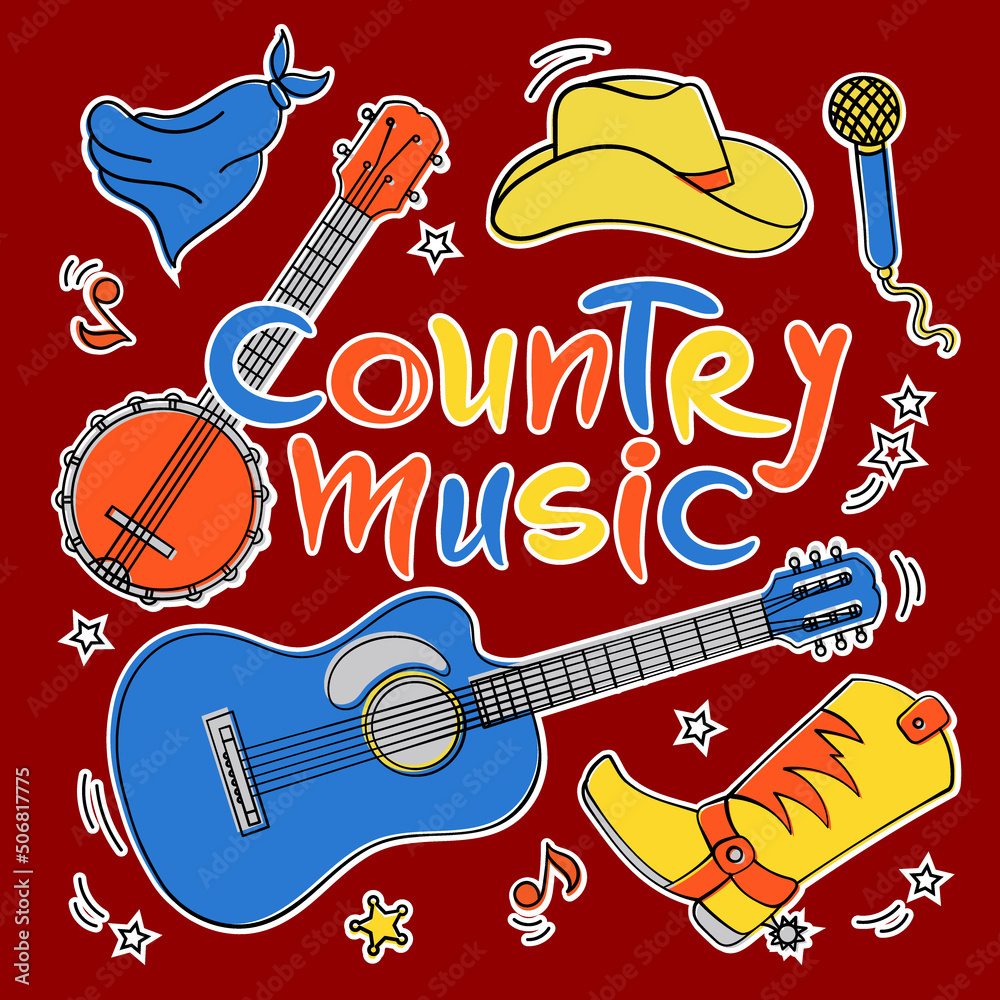 COUNTRY MUSIC CUTS American Cowboy Attributes And Symbols Western Music