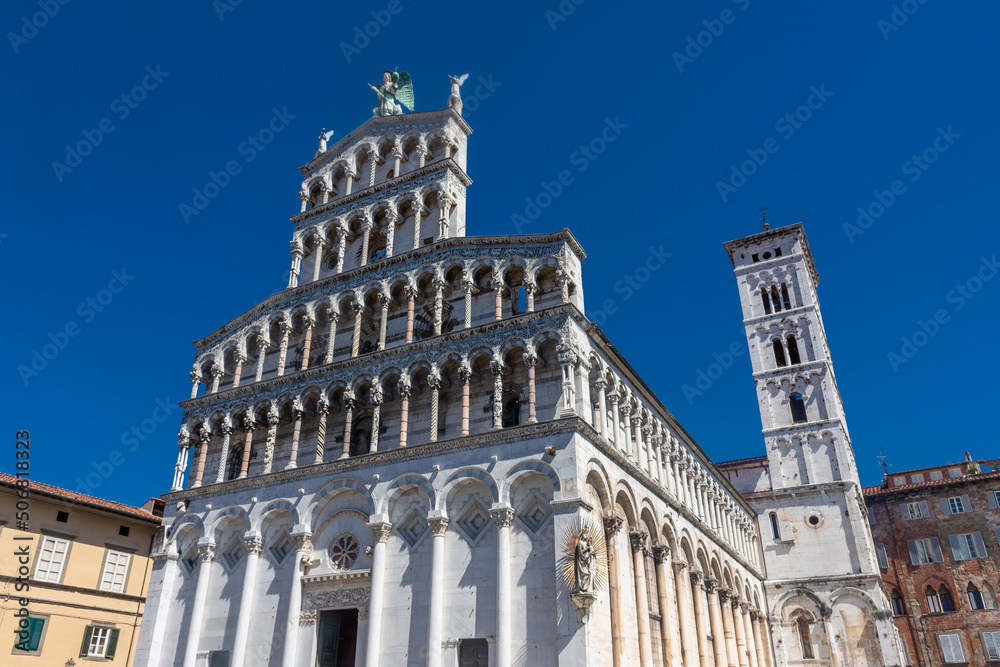 San Michele Church in Lucca, Tuscany,  Italy