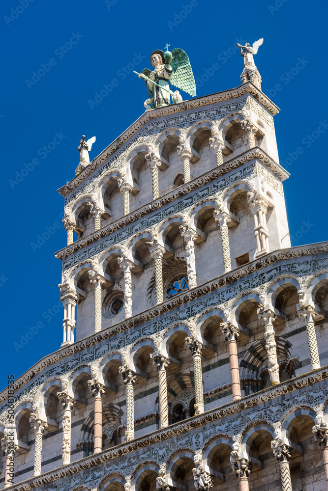 San Michele Church in Lucca, Tuscany,  Italy