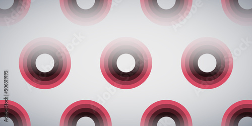 Abstract Purple and Brown Colored Vintage Style Large Concentric Circles Pattern Background, Wide Scale Texture - Illustration Template Design in Editable Vector Format