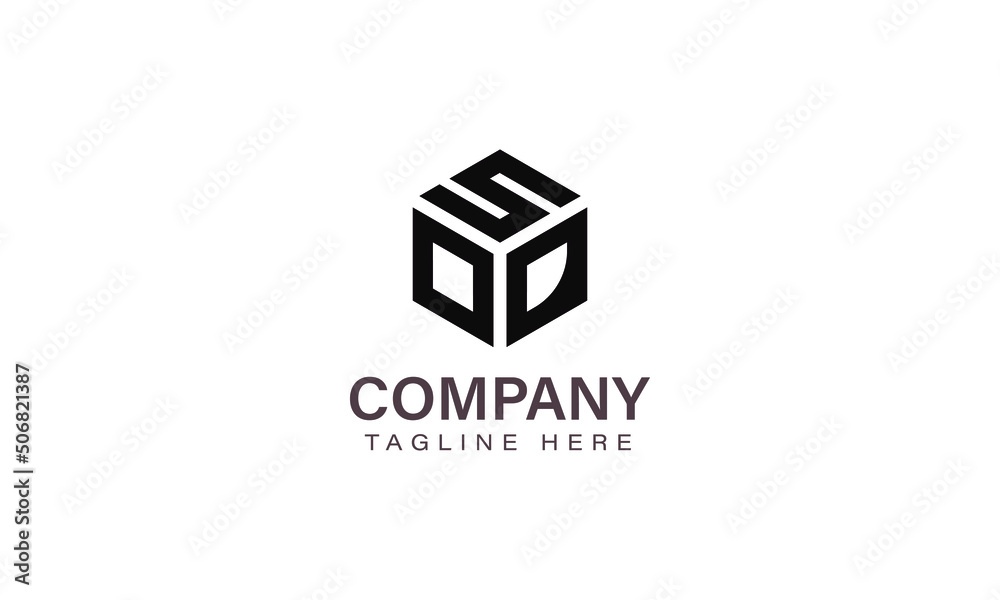 Letter SOD Logo, Three Letter Logo, Alphabet S O D Hexagon Shape Vector Icon Template Letter SOD Logo, Three Letter Logo, Alphabet S O D Hexagon Shape Vector Icon Template