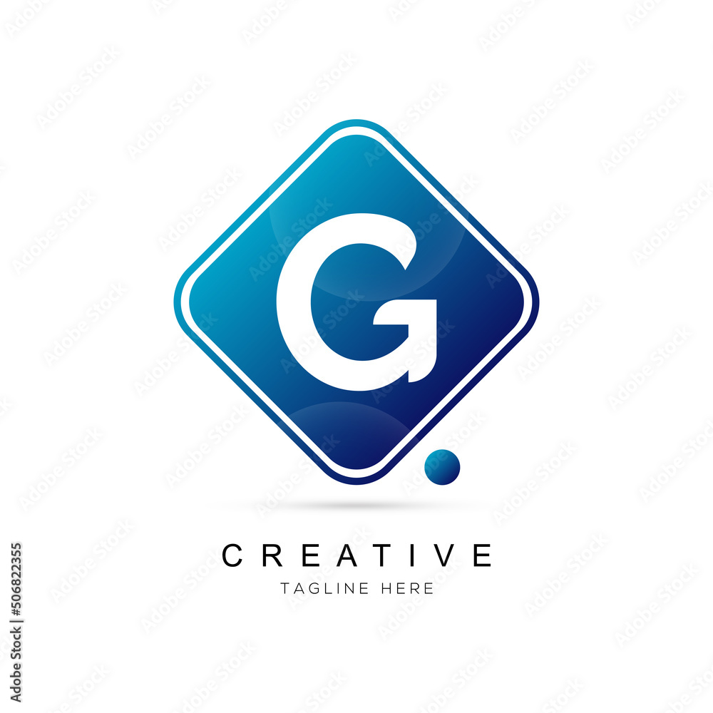 initial letter G logo design with square framed and dot element. G logo design vector illustration company. initial letter G logo design with square framed and dot element. G logo design vector illustration company.