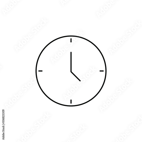 Free Download Watch, Wristwatch, Clock, Time Thin Line Icon Vector Illustration Logo Template. Suitable For Many Purposes. - GFXLoad