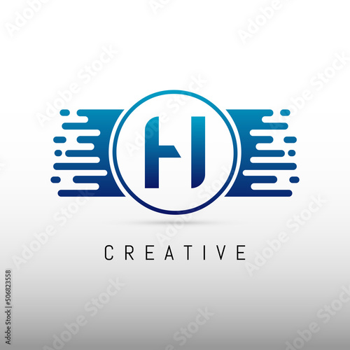 Initial Letter H Logo Template Design.Creative Letter H Logo Design.