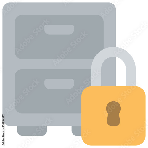 Locked Cabinet Icon