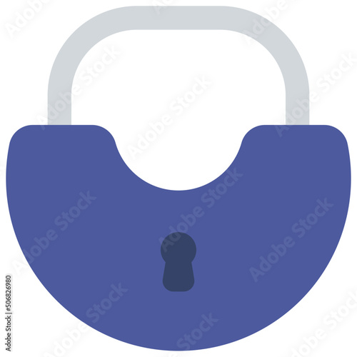 Semi Circle Lock Icon