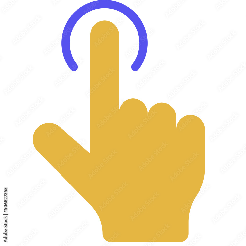 Fototapeta premium One Finger Tap Icon