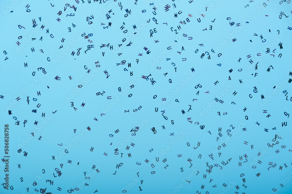 Obraz premium pattern of letters
