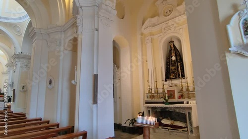 Lacco Ameno – Panoramica interna della Chiesa di Santa Maria delle Grazie photo
