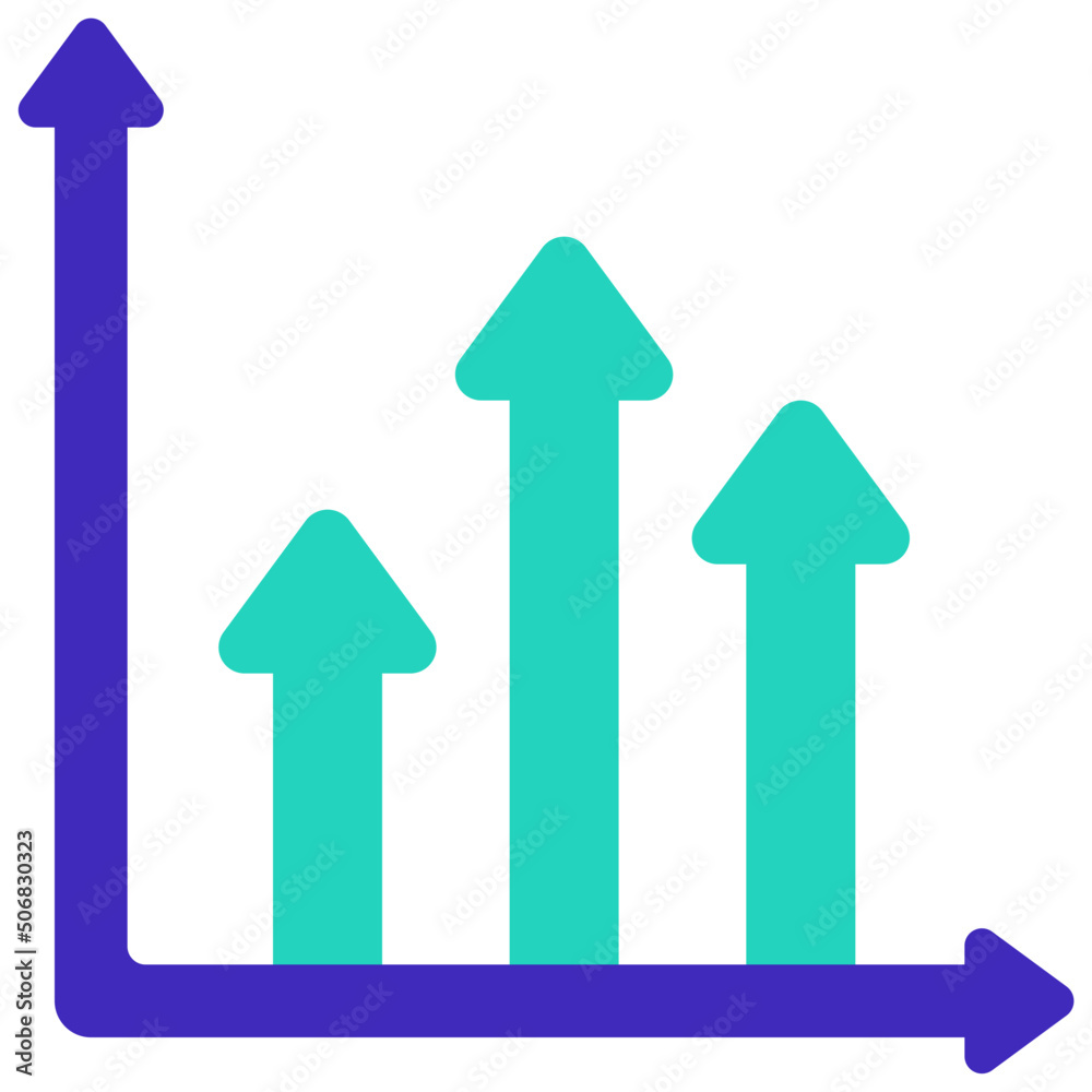 Arrow Chart Icon Arrow Chart Icon