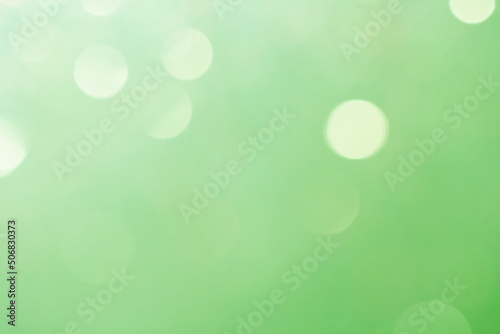 green bokeh background