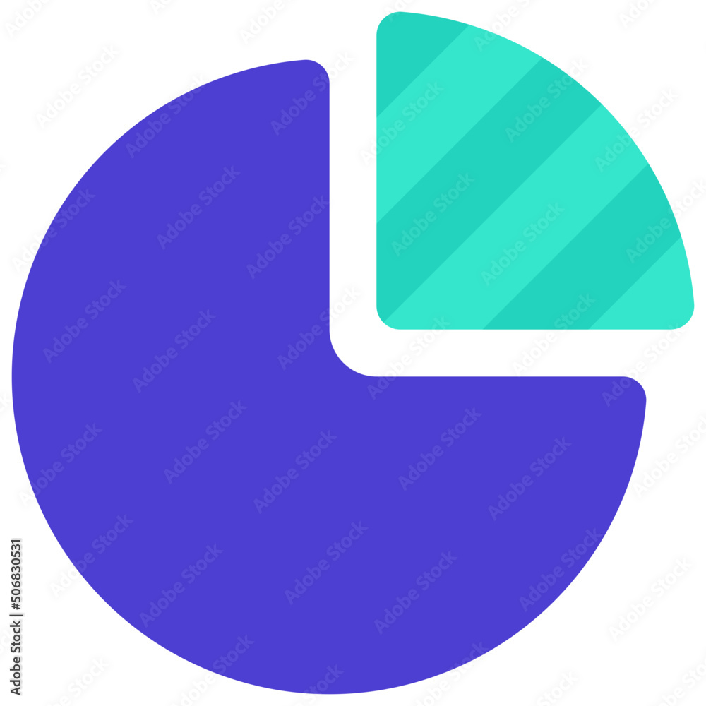 Sectioned Pie Chart Icon