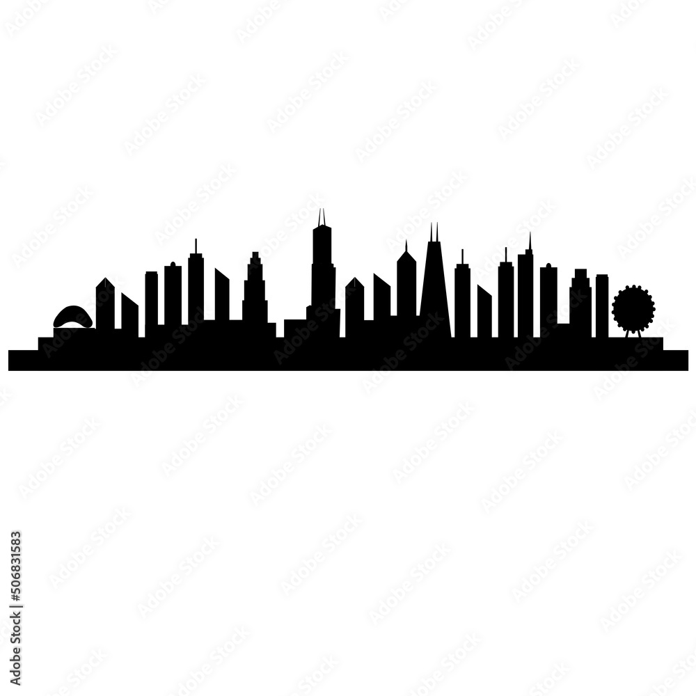 Fototapeta premium City Skyline of Chicago, USA