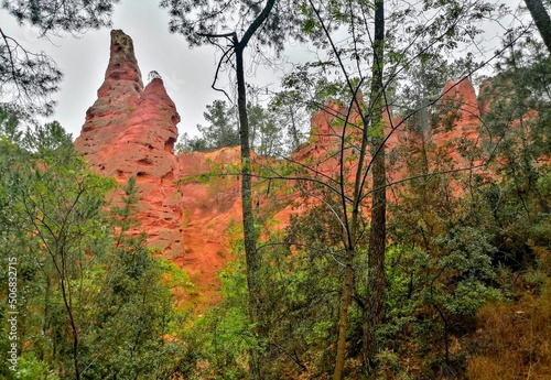 Obraz na płótnie Les.ocres de roussillon
