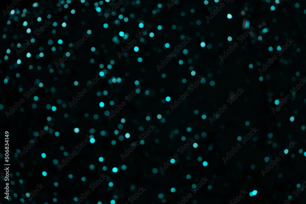 Blue bokeh in the night light for background Blue bokeh in the night light for background