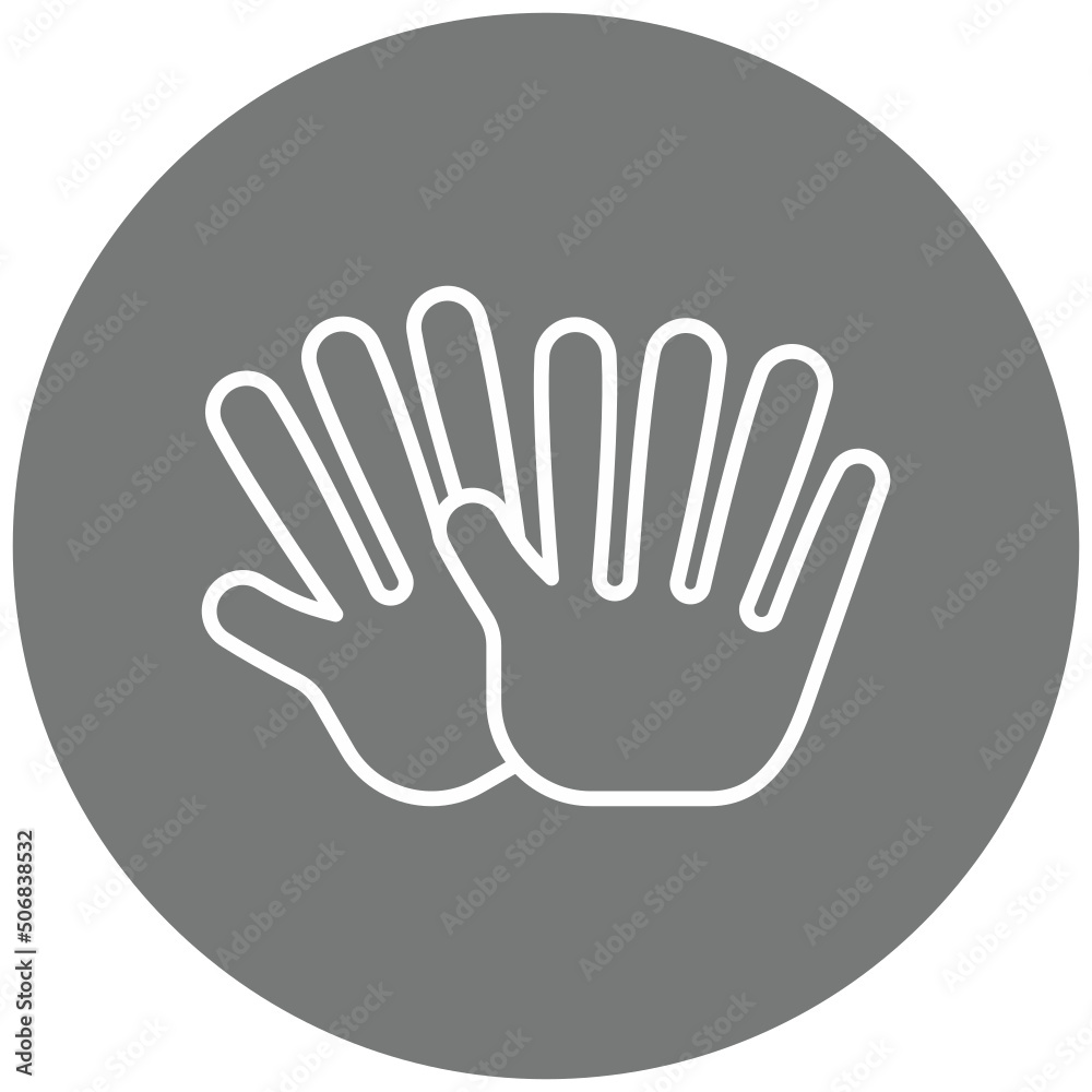 Cleaning Gloves Icon Cleaning Gloves Icon