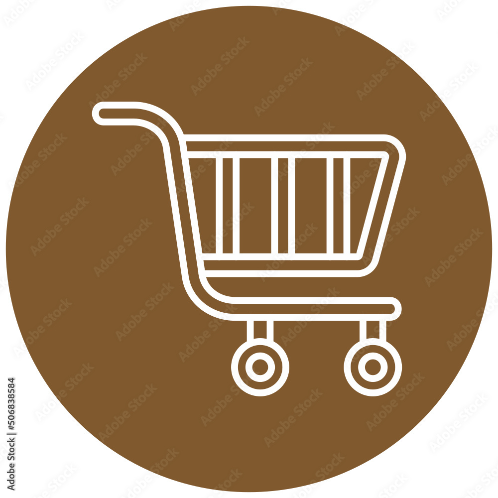 Food Trolley Icon Food Trolley Icon